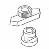 Hydac HRL 0-8 TM1/4 ST UNC ZN 2083449 C-Rail Nut, Size 0 to 8 HRL 0-8 TM1/4 ST UNC ZN